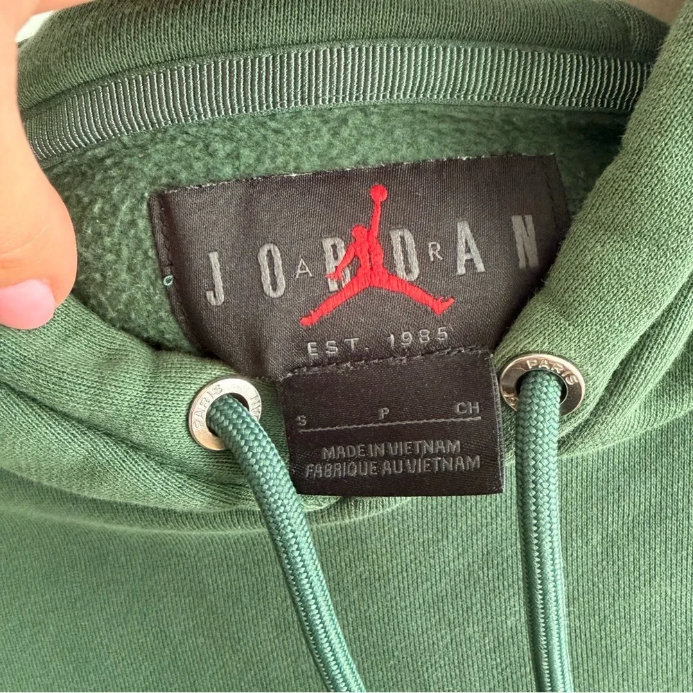 Jordan Paris Saint German PSG Olive Green Hoodie Collab Small